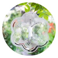 Vacation Star Flower Stainless Steel Wind Chime Wall Art sku image 1