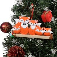 Christmas Cartoon Style Bear Snowman Resin Indoor Party Festival Hanging Ornaments main image 4