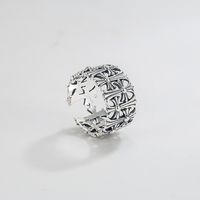 Punk Klassischer Stil Kreuzen Sterling Silber Ringe main image 5