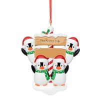 Christmas Cartoon Style Bear Snowman Resin Indoor Party Festival Hanging Ornaments sku image 9