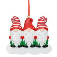 Christmas Cartoon Style Bear Snowman Resin Indoor Party Festival Hanging Ornaments sku image 13