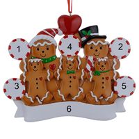 Christmas Cartoon Style Bear Snowman Resin Indoor Party Festival Hanging Ornaments sku image 22