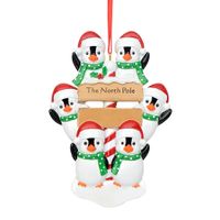 Christmas Cartoon Style Bear Snowman Resin Indoor Party Festival Hanging Ornaments sku image 11