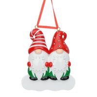 Weihnachten Cartoon-stil Tragen Schneemann Harz Innen Gruppe Festival Hängende Ornamente sku image 12