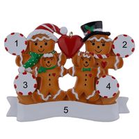 Christmas Cartoon Style Bear Snowman Resin Indoor Party Festival Hanging Ornaments sku image 21
