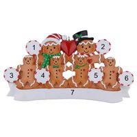 Christmas Cartoon Style Bear Snowman Resin Indoor Party Festival Hanging Ornaments sku image 23