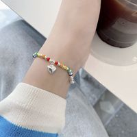 Ig Style Korean Style Heart Shape Sterling Silver Bracelets main image 3