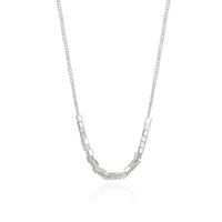 Ig Style Geometric Sterling Silver Necklace main image 2