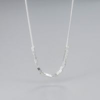 Ig Style Geometric Sterling Silver Necklace sku image 1