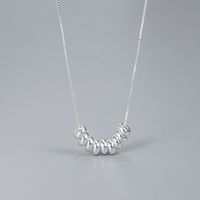 Ig-stil Geometrisch Sterling Silber Überzug Halskette sku image 1