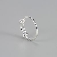 Ig Style Geometric Sterling Silver Rings main image 5