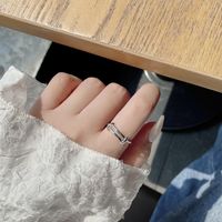 Ig Style Geometric Sterling Silver Rings main image 3