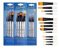 1 Set Solid Color Learning Wood Preppy Style Brush main image 1