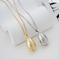 304 Stainless Steel Copper Simple Style Plating Inlay Geometric Solid Color Zircon Pendant Necklace main image 7