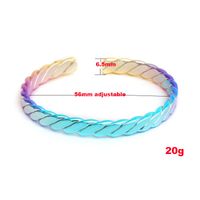 Simple Style Solid Color Metal Women's Bangle main image 2