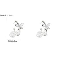 1 Pair Sweet Bow Knot Copper Ear Studs main image 7