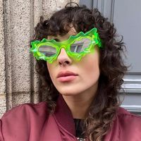 Classic Style Streetwear Color Block Ac Special-shaped Mirror Full Frame Women's Sunglasses main image 2
