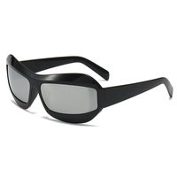 Streetwear Color Block Ac Special-shaped Mirror Full Frame Men's Sunglasses sku image 2