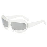 Streetwear Color Block Ac Special-shaped Mirror Full Frame Men's Sunglasses sku image 3