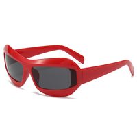 Streetwear Color Block Ac Special-shaped Mirror Full Frame Men's Sunglasses sku image 4