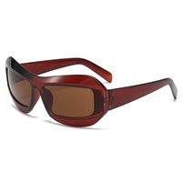 Streetwear Color Block Ac Special-shaped Mirror Full Frame Men's Sunglasses sku image 5