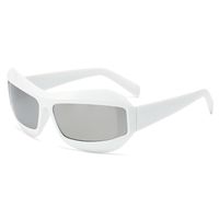 Streetwear Color Block Ac Special-shaped Mirror Full Frame Men's Sunglasses sku image 7