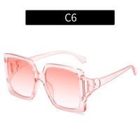 Streetwear Color Block Ac Square Full Frame Women's Sunglasses sku image 5
