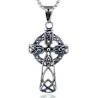 Titanium Steel Hip-Hop Streetwear Polishing Cross sku image 1