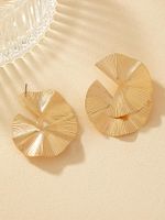 1 Pair Vintage Style Sector Alloy Ear Studs main image 4