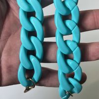 European And American Matte Acrylic Bag Chain Bag Strap Acrylic Chain Shoulder Strap Resin Mobile Phone Charm Lanyard Necklace sku image 33