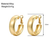 Wholesale Jewelry Vintage Style Solid Color Alloy Plating Ear Clip main image 5