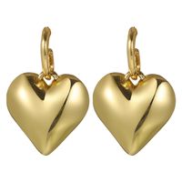 1 Pair Vintage Style Heart Shape Plating Alloy Drop Earrings main image 3