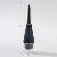 Lady Black Artificial Fiber Plastic Handgrip Makeup Brushes 1 Piece main image 4