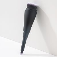 Lady Black Artificial Fiber Plastic Handgrip Makeup Brushes 1 Piece sku image 1