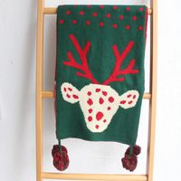 Women's Sweet Deer Knit Scarf main image 2