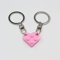 Cute Korean Style Heart Shape Abs Women's Bag Pendant Keychain sku image 3