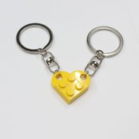 Cute Korean Style Heart Shape Abs Women's Bag Pendant Keychain sku image 2