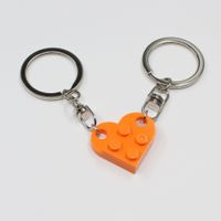 Cute Korean Style Heart Shape Abs Women's Bag Pendant Keychain sku image 13