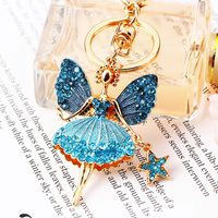 Lady Artistic Korean Style Butterfly Alloy Women's Bag Pendant Keychain main image 1