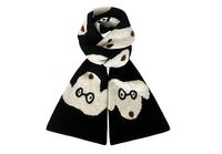 Women's Vintage Style Dog Wool Blend Scarf sku image 1