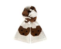 Women's Vintage Style Dog Wool Blend Scarf sku image 2