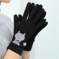 Women's Cute Sweet Cat Gloves 1 Pair sku image 2