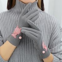 Women's Cute Sweet Cat Gloves 1 Pair main image 4