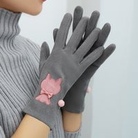 Women's Cute Sweet Cat Gloves 1 Pair sku image 3