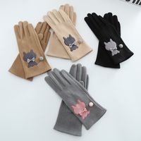 Women's Cute Sweet Cat Gloves 1 Pair main image 3
