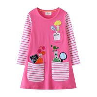 Cute Cartoon Cotton Girls Dresses main image 5