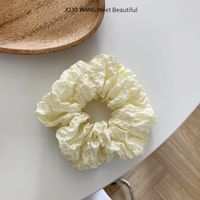 Lady Classic Style Solid Color Cloth Hair Tie sku image 2