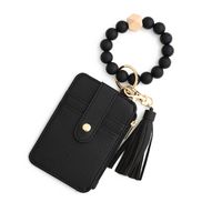Elegant Lady Simple Style Solid Color Silica Gel Women's Bag Pendant Keychain sku image 5