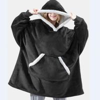 Zuhause Unisex Einfacher Stil Farbblock Plaid Polarfleece Tasche Pyjama Sets sku image 4
