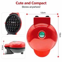 Casual Solid Color Metal Waffle Machine main image 2